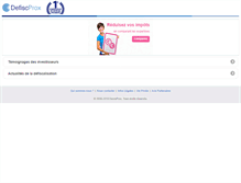 Tablet Screenshot of defiscprox.com